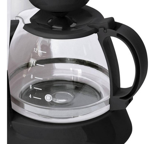 Cafetera Sindelen Cf-1000ng Semi Automática Negra De Filtro
