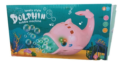 Maquina Burbujero Burbujas Infantil Juguete Delfín Jabón