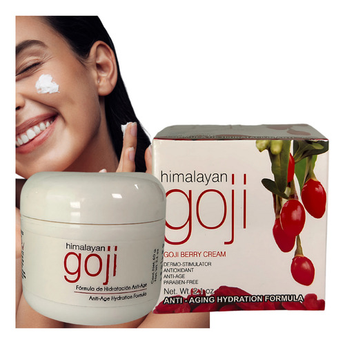 Crema De Bayas De Goji, 60 Grs. Tipo De Piel Todo Tipo De Piel
