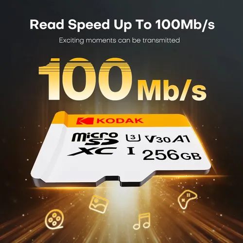Memoria Micro Sd Xc Kodak 128 Gb Uhs-1 U3 V30 A1 Clase 10