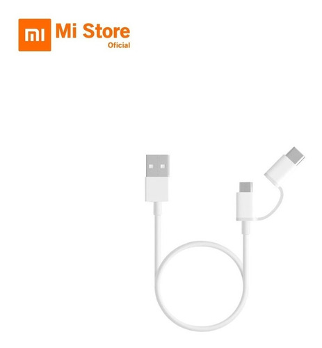 Xiaomi Cable Usb 2en1 Usb Tipo-c / Micro Usb 1m - T. Oficial