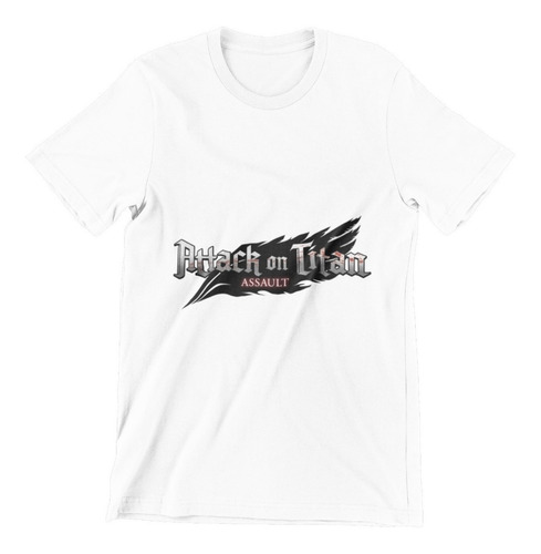 Polera Unisex Attack On Titan Anime Pluma Algodon Estampado