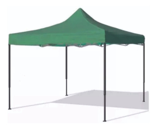Imagen 2 de 3 de Lona Para Gazebo 3x3 Verde Reforzada E Impermeable Filtro Uv