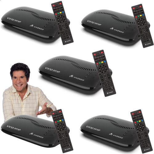Kit de receptor multimedia digital Vivensis color negro