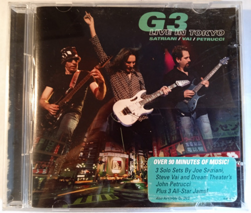 Cd G3 Satriani Vai Petrucci Live In Tokyo Doble 2004