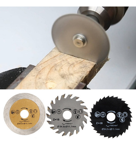 Mini Máquina De Corte Con Sierra De 5,5 Cm De Diámetro, 3 Un