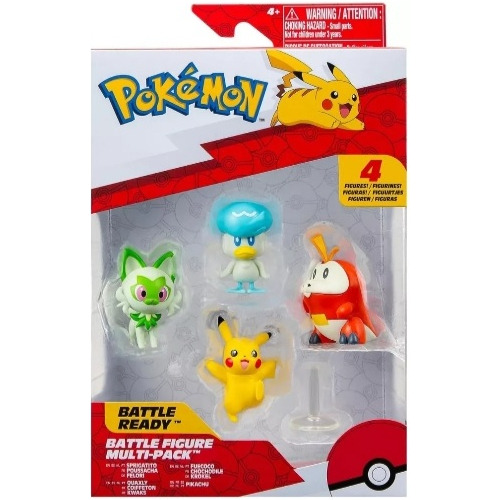 Pokemon Multipack Set X 4 Jazwares 