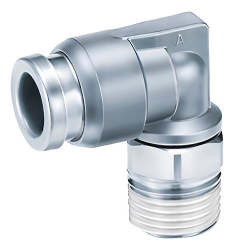 Conexión Neumática Codo 1/8-6mm Metal Smc Kqb2l06-01s