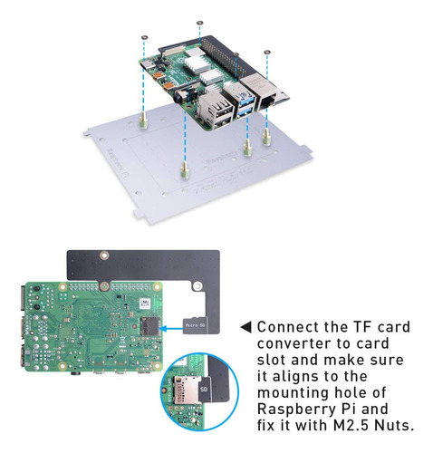Geeekpi Raspberry Pi Cluster Case, Raspberry Pi Rack Case...