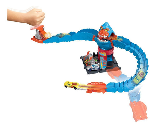 Circuito Hot Wheels City Gorilla Attack Post - Mattel