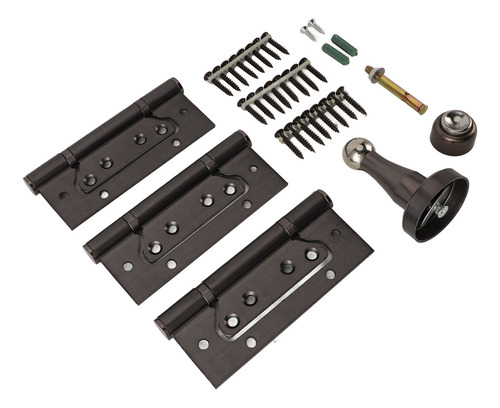 Kit De Bisagra De Puerta De 5 Pulgadas Stop Metal Quiet Stro