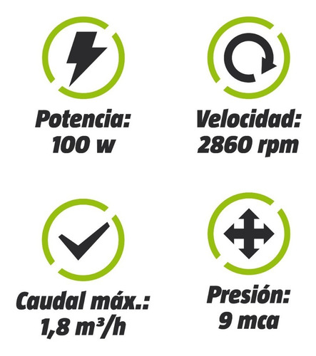 Imagen 7 de 10 de Bomba Presurizadora Elev 9 Mt ! 2 Baños 23 L/m Kroner C/válv