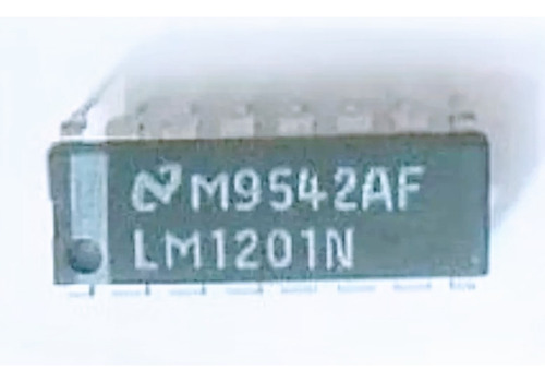 Circuito Integrado Lm1201 Sistema Amplificador De Video X 2u
