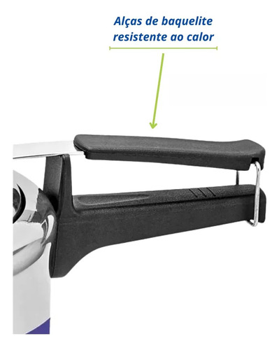 Panela De Pressao Panelux 7 Metálico