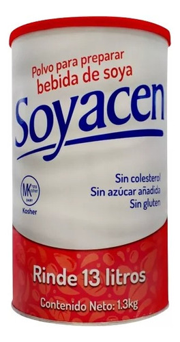 Bebida Leche De Soya En Polvo 1.3 Kg  Soyacen