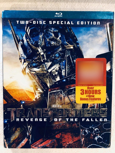 Transformers la Venganza De Los Caídos Blu-ray