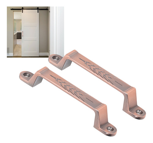 Juego De Manijas Rústicas Corredizas Para Puertas De Granero
