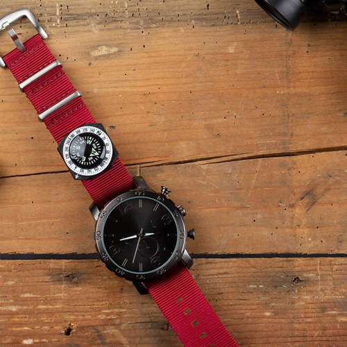 Sun Go Compass Micro Orienteering Wrist Compass With Neon Gr