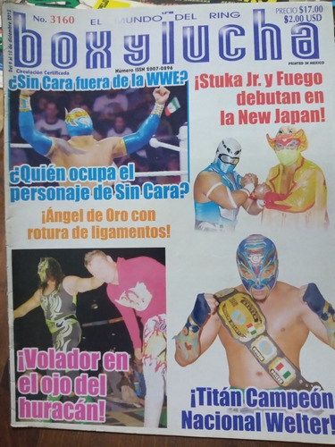 Titan En Revista Box Y Lucha Sin Cara, Angel De Oro, Volador