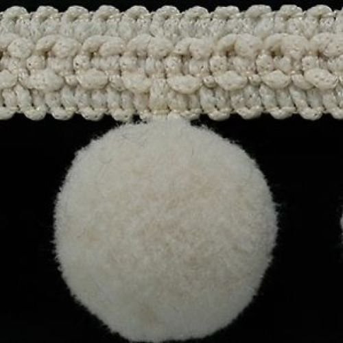 Homebuy Bobina 32.8 Foot  Xl Pom Bobble Recortar Fringe 0.8