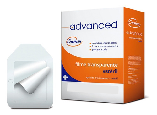 Curativo Filme Transparente Advanced Cremer 10x25cm 20 Unid