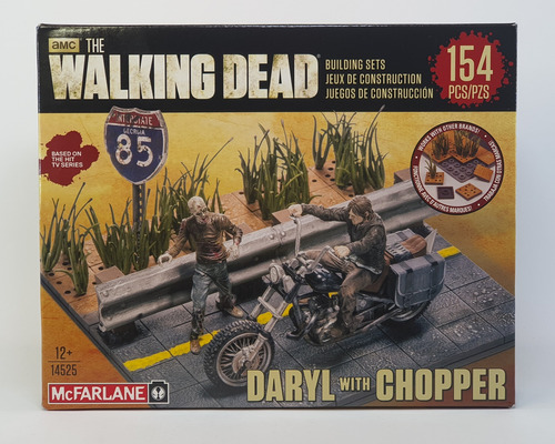Daryl With Chopper Set The Walking Dead Mcfarlane Toys
