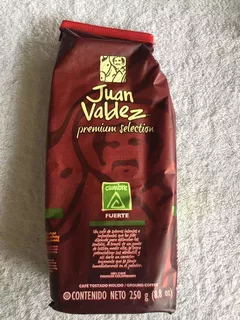 Café Juan Valdez Premiun Selecction Fuerte Café Tostado