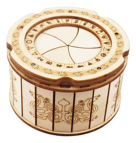 Caja De Rompecabezas De Madera, Caja Del Tesoro,