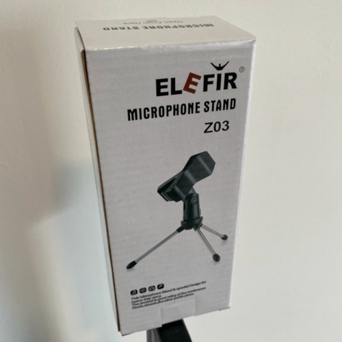 Imagen 7 de 9 de Pie Microfono De Mesa Stand Base Redonda Mini Pie Adaptable
