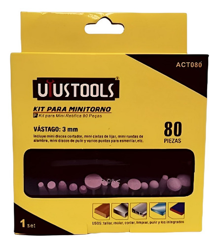 Accesorios Set Para Dremel Roto 80pcs Uyustools Mayor/detal