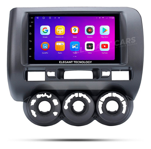 Autoradio Android Honda Jazz 2004-2007 4+64gb 8core Qled