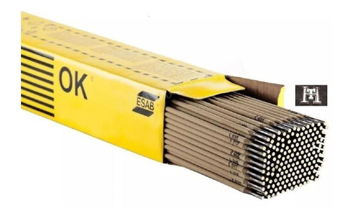 Imagen 1 de 7 de Electrodo Esab Ok 2,5 Mm X Caja 20 Kg 13a Punta Azul