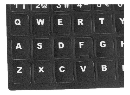 5 Pcs Pegatinas De Teclados Español Fácil De Aplica Letras