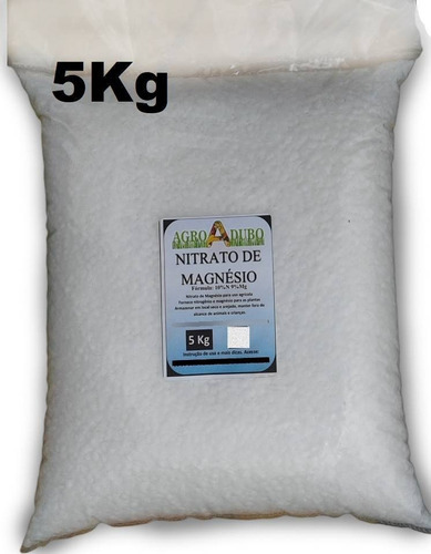 Fertilizante Nitrato De Magnésio 5kg Adubo Ferti Hidroponia