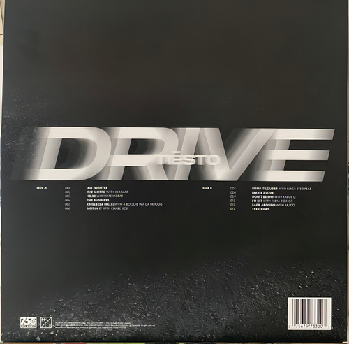 Tiesto Drive Lp Vinyl