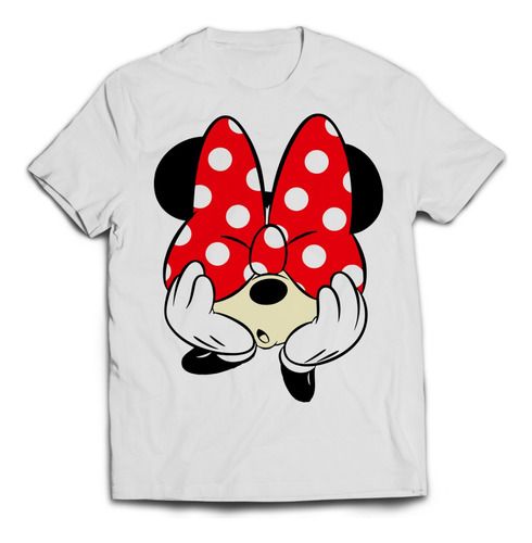 Polera Estampada Minnie Mouse - Ojos Tapados 