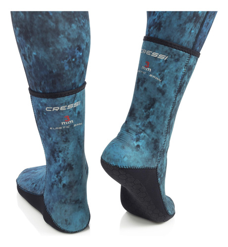 Cressi - Calcetines Antideslizantes (3 Mm, Talla S), Color A