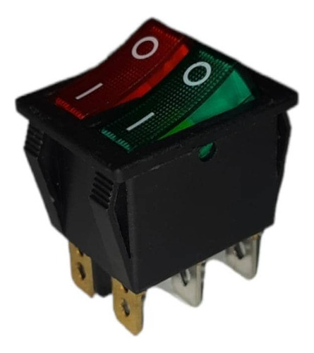 Switch Cuadrado 125v 20a 6 Pin Doble Kcd4-202