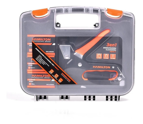 Imagen 4 de 10 de Engrapadora Clavadora Profesional 3 En 1 Hamilton Pepkit Kit