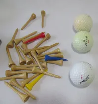Comprar 3 Pelotas De Golf Usadas (portapelotas)  + 27 Tees