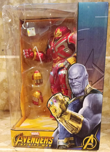 Hulkbuster Zd Toys Luz Ojos/pecho Mide 20cm Caja Maltratada (Reacondicionado)