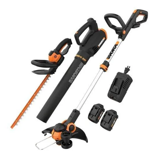 Cortacésped Inalámbrico Worx De 20v Con Accesorios Color