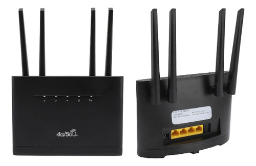 Modem 4/5g Wi-fi Com Velocidade De Ate 300 Megas Cor Preto