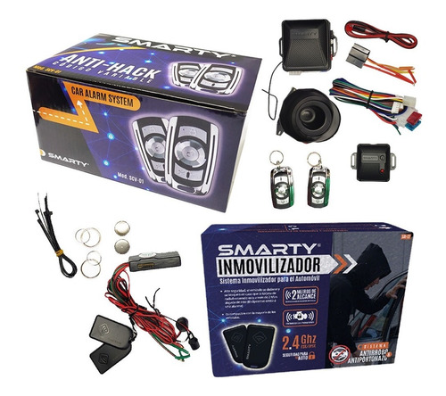 Kit Combo Alarma Codigo Variable Scv01+ Inmovilizador Ssi01