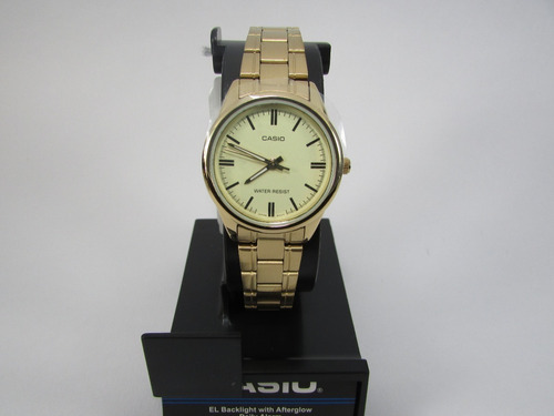Reloj Analógico De Acero Inoxidable Casio Ltp-v005g-9a Gold