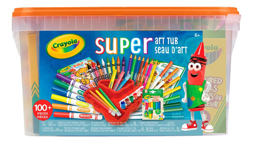 Set Creativo Super Art Tube Con Mas De 170 Pzas Crayon