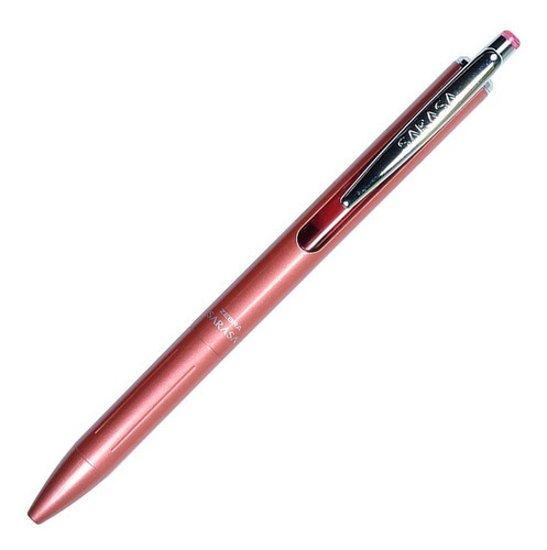 Bolígrafo Elegante De Tinta Gel Sarasa Grand (0.7 Mm) Zebra. Color de la tinta Negro Color del exterior Rosa