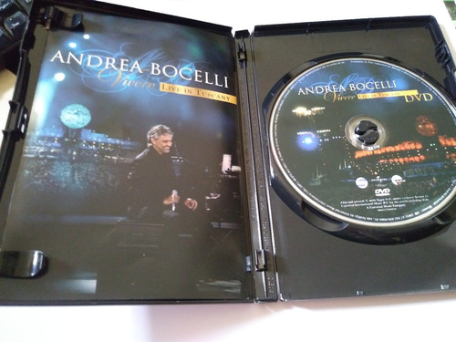 Dvd Andrea Bocelli Vivere Live In Tuscany Semi Novo