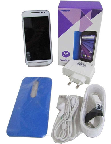 Celular Moto G3 16gb Branco + Brinde