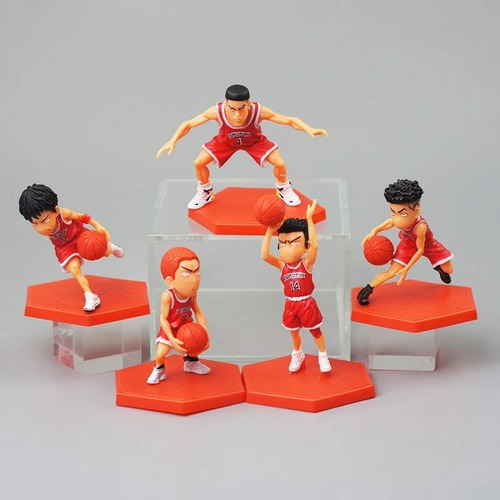 Imagen 4 de 6 de Set 5 Figuras Slam Dunk